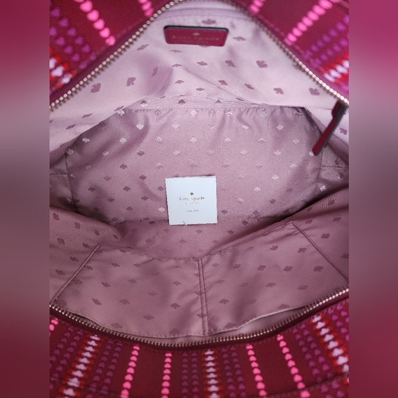 Kate Spade Pink Hearts Shoulder Bag - Picture 7 of 8